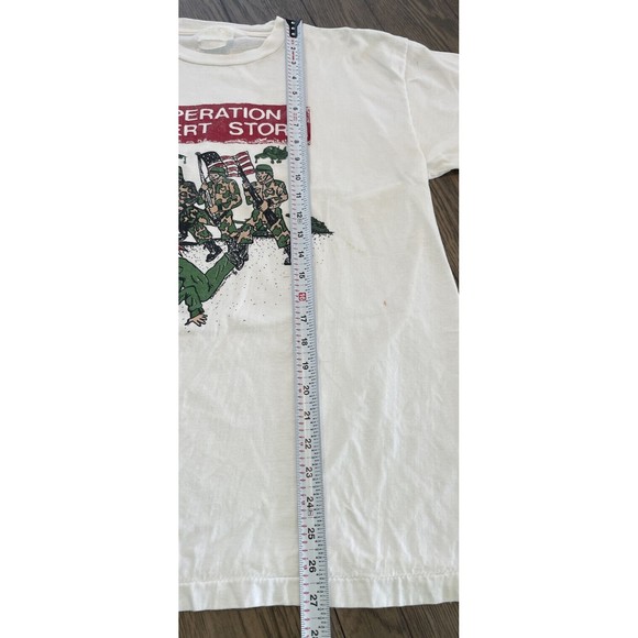 Vintage 1991 operation Desert Storm shirt politics Army cartoon funny - Picture 5 of 10